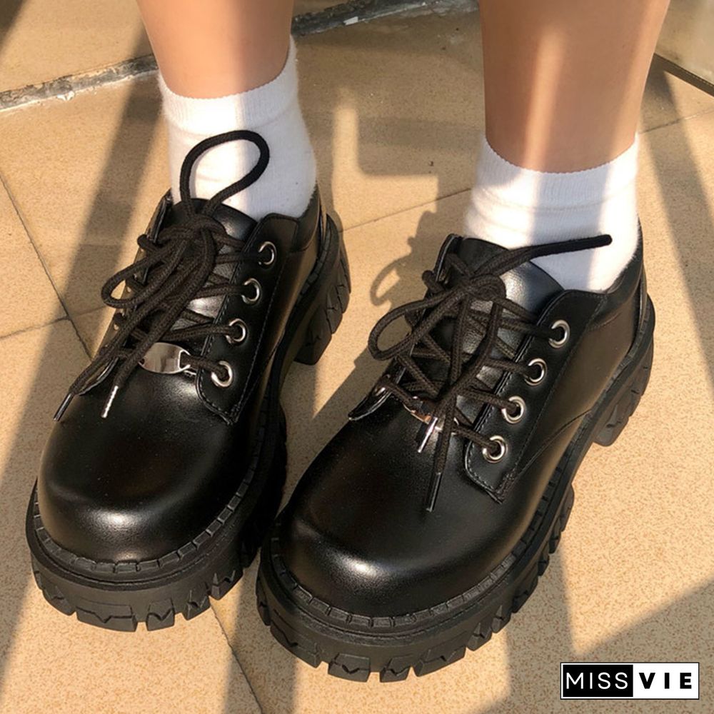 Chunky JK Mary Janes Shoes