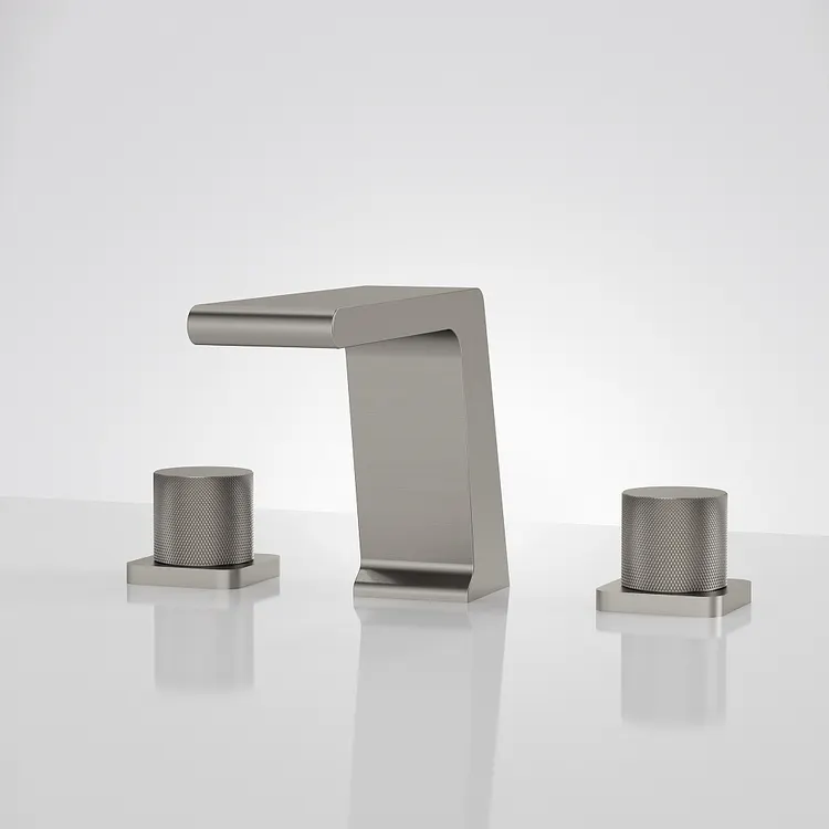 EVERSTEIN Widespread Bathroom Sink Faucet in Brushed Nickel SFS1008-NK