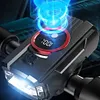 Intelligent Light Sensor Bike Front Light USB Rechargeable Waterproof Headlight