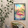Diamond Painting-DIY Full Round Drill Flamingo(40*60CM)