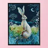 Rabbit - 11CT Stamped Cross Stitch - 36*46cm - Animal