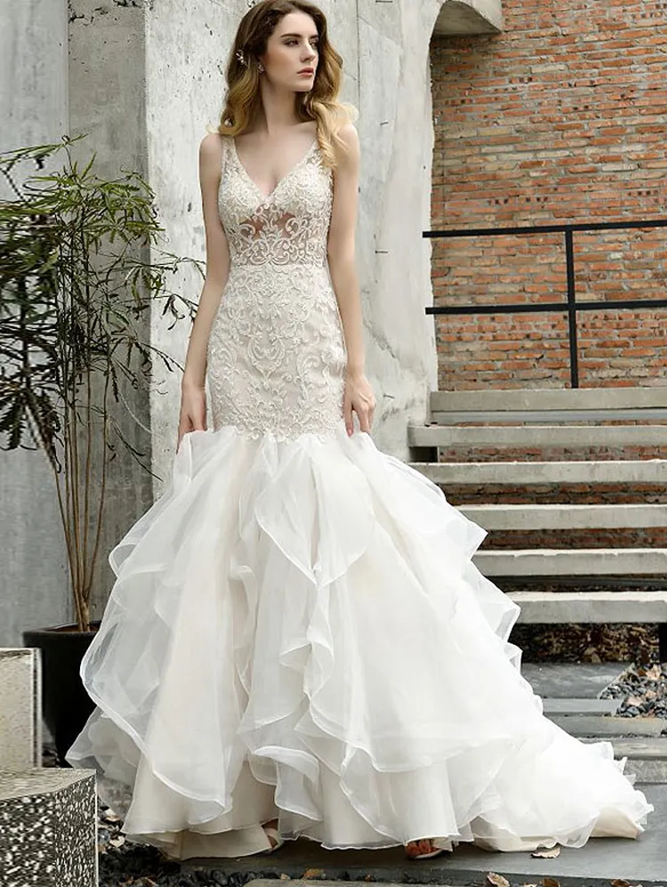 long wedding dress