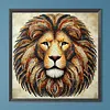 Diamond Painting -DIY Round Drill Mosaic  Lion(40x40cm)