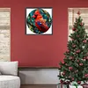 Cardinal Glass Painting-Paint by Numbers Acrylic Painting 40*40CM