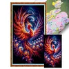 Flaming Phenix-11CT Stamped Cross Stitch 40*70cm/15.75*27.56in(Big Size)