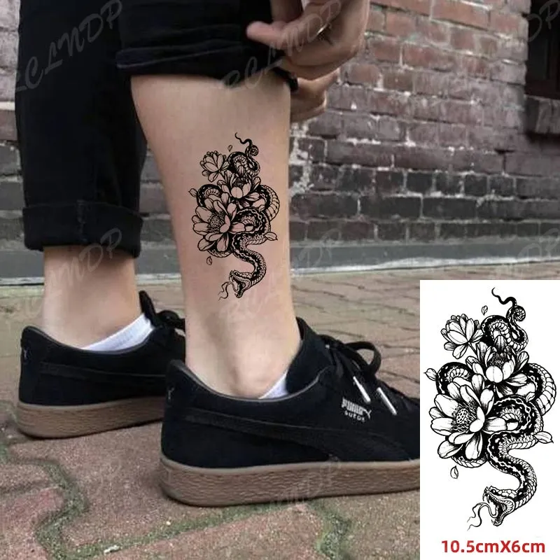 Waterproof Temporary Tattoo Sticker Cartoon anime Boy Knife Tatto Flash Tatoo Fake Tattoos Small Size Art for Kids Men Women