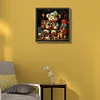 Xmas Gift Bear - Round AB Drills Diamond Painting(45x45cm)