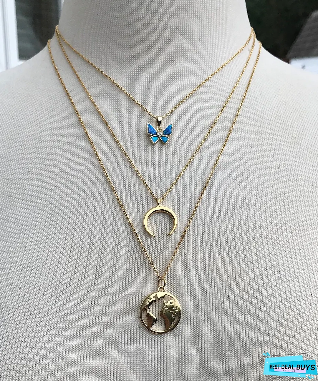 Opal Butterfly Choker