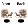 Flower Carriage Diamond Painting Night Light 5D DIY Diamond Art Lamp Home Decor