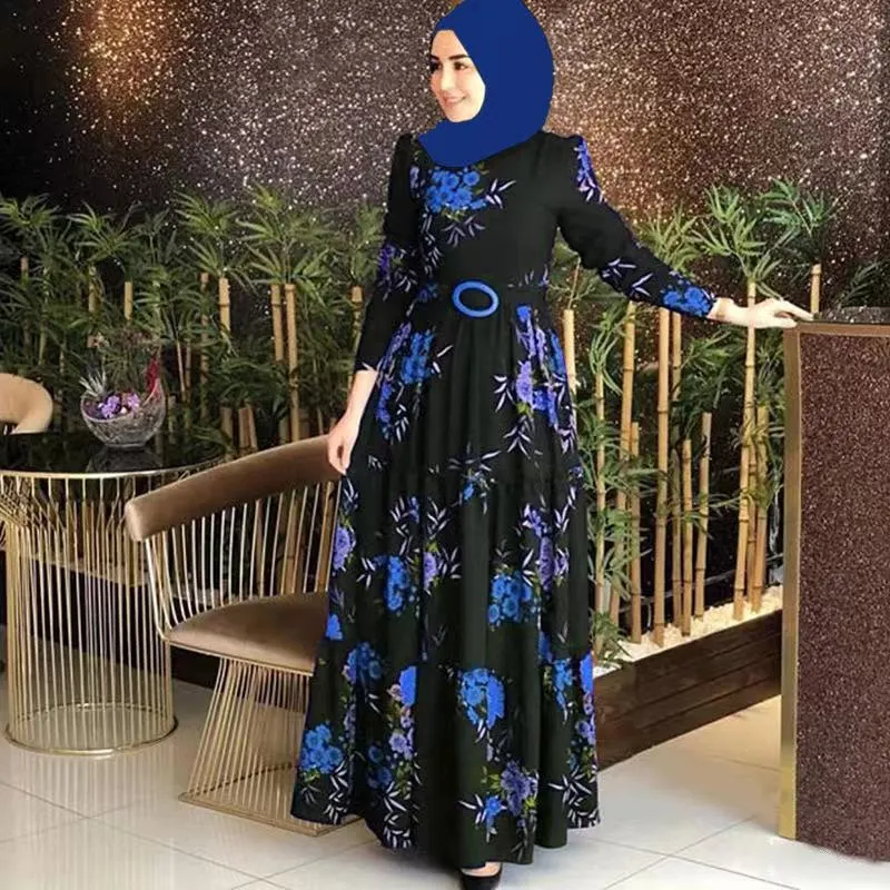 Brownm Brownm East New Printing Mid-Rise Four-Color Temperament Commuting Four-Sided Bullet Printing Without Velvet Dress 1148