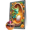 >SALE<5D DIY Full Round Drill Diamond Painting Green Dragon Home Decor 40x60cm