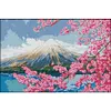 [Brand]Mount Fuji - 14CT Stamped Cross Stitch - 59*40cm - Natural