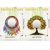 (US Local) DIY Tree Of Life Dream Catcher Hanging Mirror Diamond Art Kits for Wall