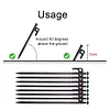 4/8Pcs Tent Stakes Beach Tent Pegs Heavy Duty Ground Anchors for Outdoor Camping