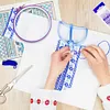 5pcs Cross Stitch Circle Set DIY Craft Round Hand Embroidery Hoops Rings