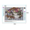 (Multi-Size Round/Square) Flower - Full Diamond Painting  40*30cm/50*40cm