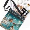 Diamond Painting Beach Lady Crossbody Bag Ethnic Style Handbag with Adjustable Strap
