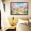 Pastoral Scenery Cottage-11CT Stamped Cross Stitch 85*65cm/33.46*25.59in(Big Size)