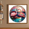 (Counted/Stamped) Flamingo - 18CT Cross Stitch 20*20cm/7.87*7.87in