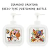 A Set of Two Multifunctional Diamond Painting Reusable Liquid Bottles DIY Special Shaped Drill Craft Kits