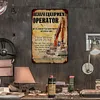 HEAVY EQUIPMENT OPERATOR - Vintage Metal Signs - 20*30cm/30*40cm - Warning