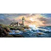 Seaside Lighthouse - Full Round/Square Diamond Painting(80x40cm)
