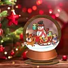 >SALE<Wooden Christmas Table Top Diamond Painting Ornament Kits Xmas Home Decor (C)