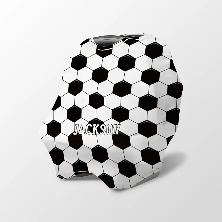 Personalized Soccer Baby Car Seat Canopy| Canopyl197