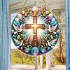 DIY Double Sided Effect  Special Shaped Cross Hanging Diamond Art Kit