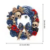 Acrylic Special Shape Halloween Skull DIY Diamond Painting Garland Pendant Kit