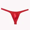 Seamless Solid Thong Men T-back Thin Low-Waisted Underpants