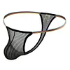 Men's Breathable Transparent Thong Panties Hollow Buttocks
