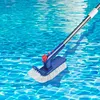 180 Degree Rotating Hand Scrub Brush Curved End Pool Cleaning Brush for Bathroom