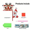 DIY Xmas Diamond Art Door Frame Diamond Painting Door Corner Sign Kit