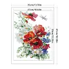 Daisy And Poppy- 14CT Stamped Cross Stitch 35*47cm/13.78*18.5in
