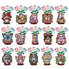 2026&2027 DIY Double Sided Drills Calendar Craft Art Kit Wooden Diamond Painting Calendar Set