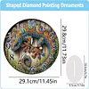 Lizard Acrylic DIY Diamond Painting Clock Kit 5D Diamond Art Clock