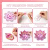 DIY Lotus Flower Diamond Painting Candle Holder Acrylic Three-Dimensional Aromatherapy Rack Home Decor Gift