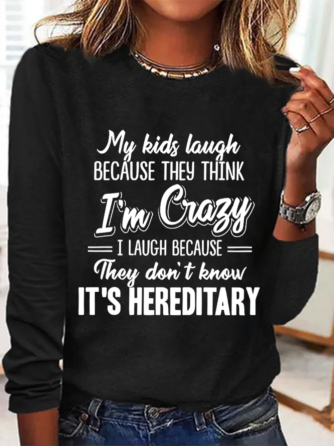 Women's Casual Cotton-Blend Long Sleeve Shirt