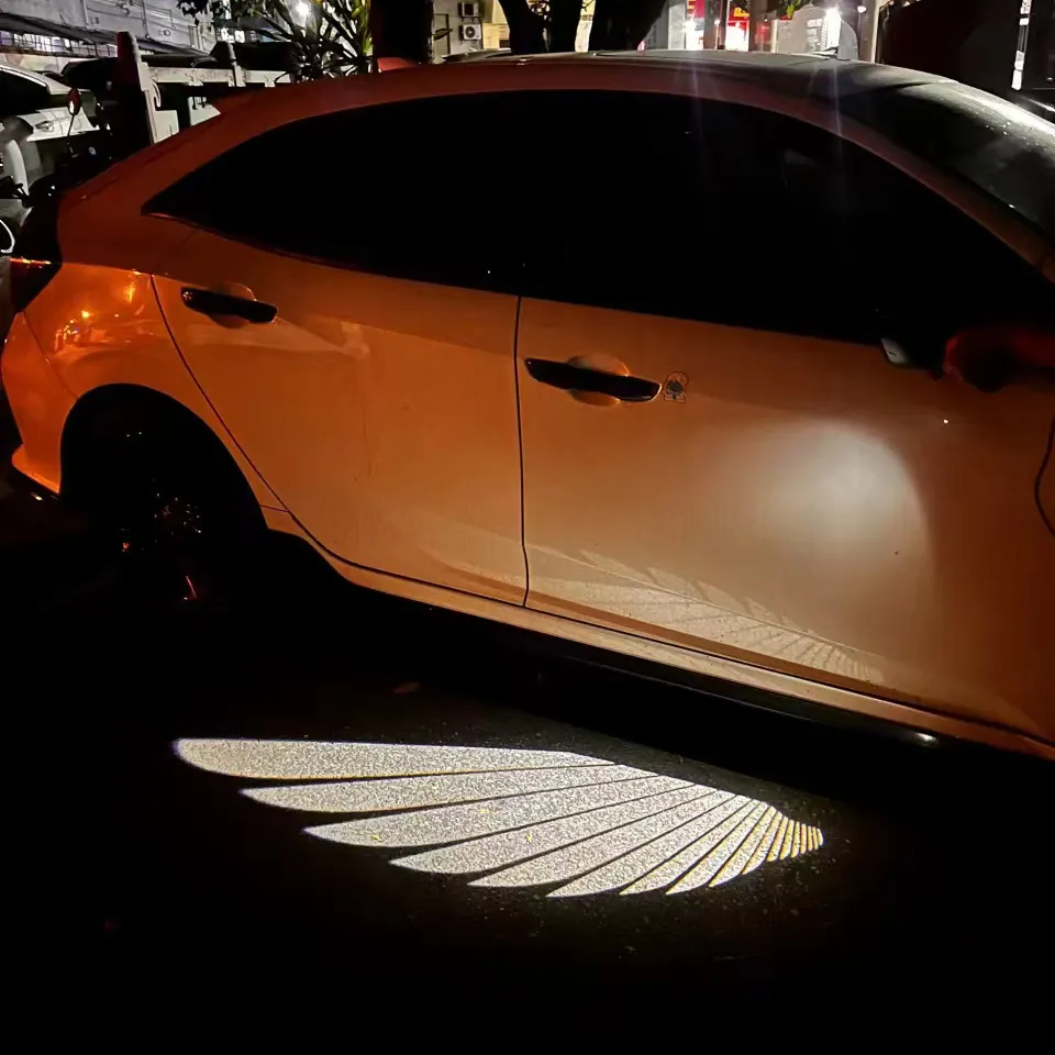 Car Angel Wings Welcome Light