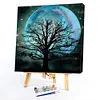 Branches Under The Moon-Paint by Numbers Acrylic Painting   20*20cm(HOT)