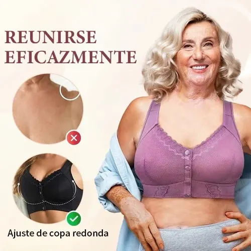 🌹&Uacute;ltimo D&iacute;a Paga 1 Recibe 3 Piezas🌹2024 Nuevo Sujetador Transpirable Con Cierre Frontal Para Personas Mayores