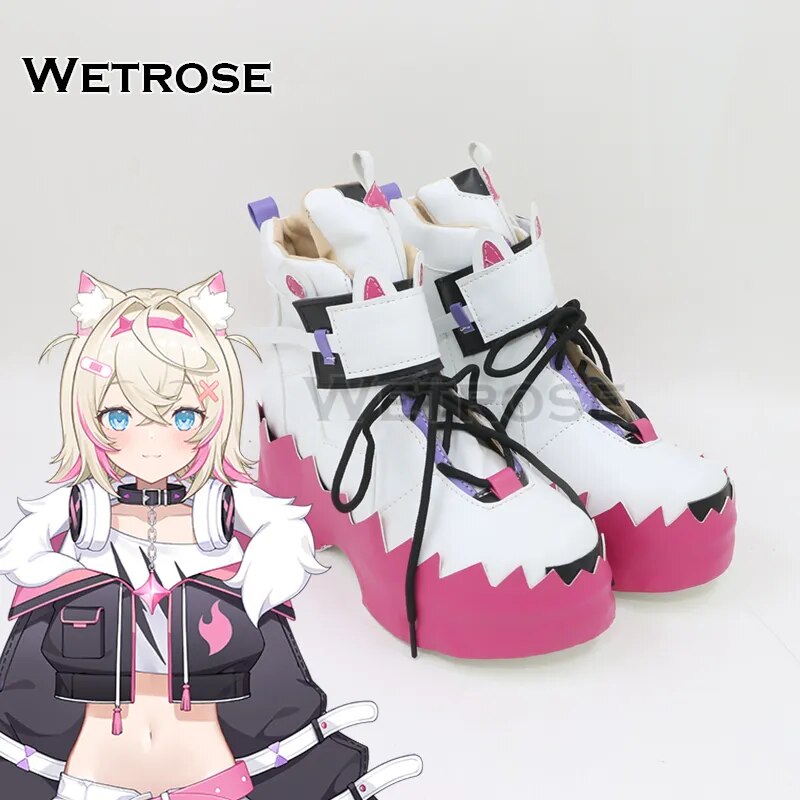 [Wetrose] In Stock Mococo Abyssgard Hololive EN 3rd Advent Vtuber Cosplay Shoes Sneakers