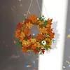 Diamond Painting Thanksgiving Pumpkin Wreath Pendant