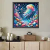 Diamond Painting -DIY Round Drill Jellyfish(40x40cm)