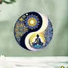 (US Local)Acrylic Diamond Painting Hanging Pendant Diamond Art Window Pendants (B)