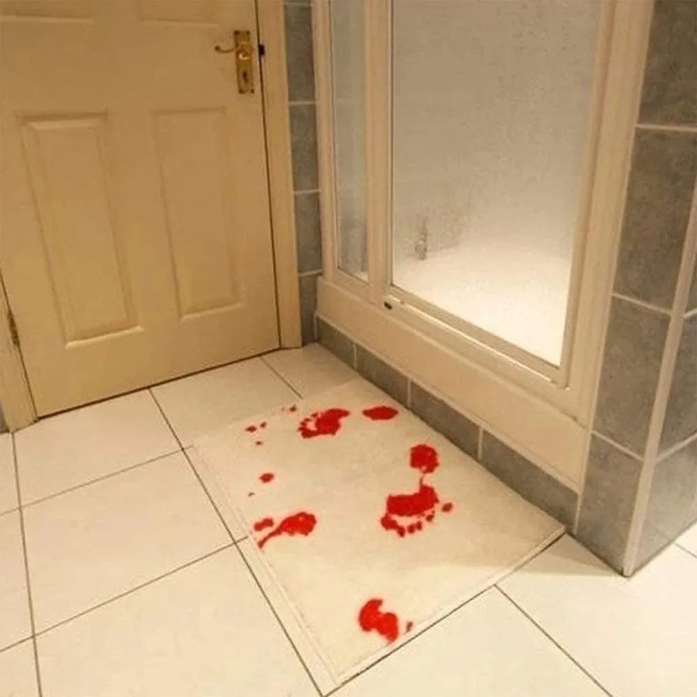 Halloween Blood Bath Mat