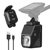 LED Bicycle Front Hanging Light Remote Control Rechargeable 1000LM Bike Light
