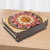 (US Local)Diamond Painting Storage Box DIY 5D Diamond Painting Jewelry Box (Pattern A)