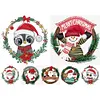(Multi-Style)Christmas Wreath-Partial Special Shaped Diamond Painting 30*30CM